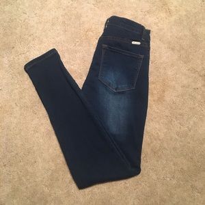 High waist skinny jeans
